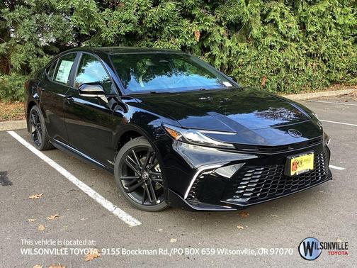 Midnight Black Metallic 2026 Toyota Camry Nightshade
