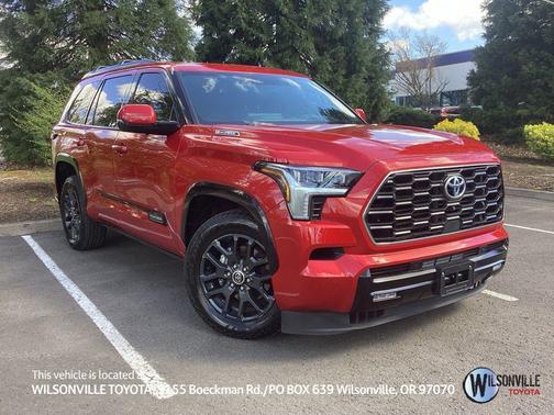 Supersonic Red 2023 Toyota Sequoia Platinum