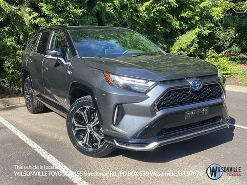 Magnetic Gray Metallic/Midnight Black Metallic 2023 Toyota RAV4 Prime XSE