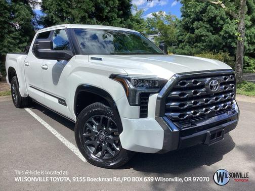 Wind Chill Pearl 2025 Toyota Tundra Hybrid Platinum