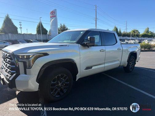 Wind Chill Pearl 2025 Toyota Tundra Hybrid Platinum