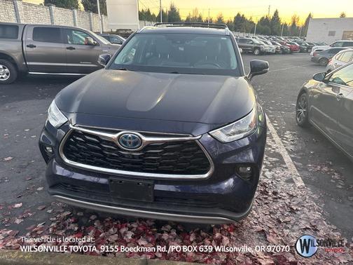 Blueprint 2022 Toyota Highlander Hybrid Platinum