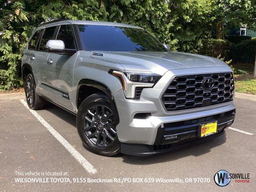 Celestial Silver Metallic 2025 Toyota Sequoia Platinum