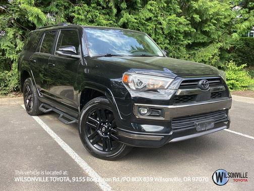Midnight Black Metallic 2021 Toyota 4Runner Nightshade Special Edition