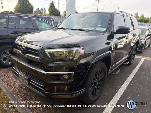 Midnight Black Metallic 2021 Toyota 4Runner Nightshade Special Edition