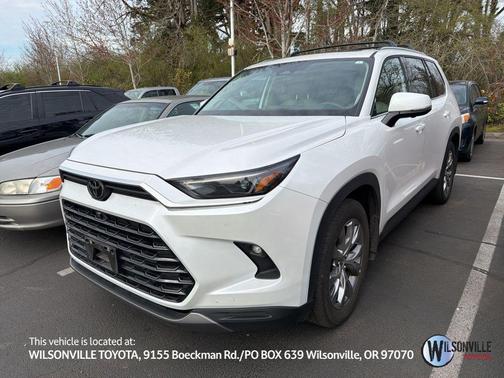 Wind Chill Pearl 2025 Toyota Grand Highlander Limited