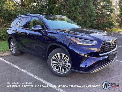 Blueprint 2026 Toyota Highlander Hybrid Platinum