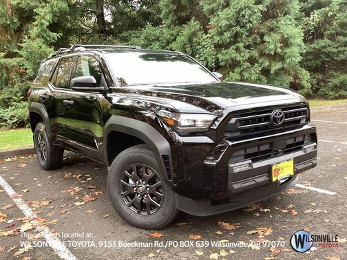 Black 2026 Toyota 4Runner SR5