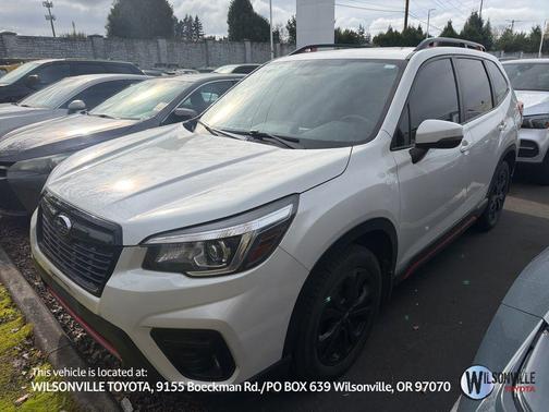 Crystal White Pearl 2020 Subaru Forester Sport
