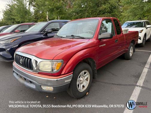 Impulse Red 2001 Toyota Tacoma Xtracab