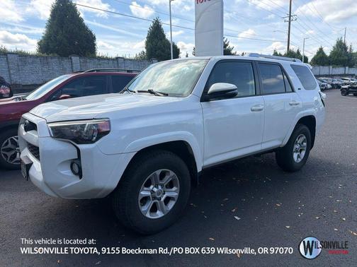 Super White 2018 Toyota 4Runner SR5 Premium