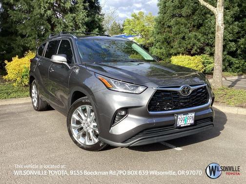 Magnetic Gray Metallic 2023 Toyota Highlander Limited