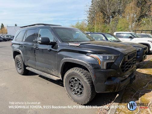 Midnight Black Metallic 2025 Toyota Sequoia TRD Pro