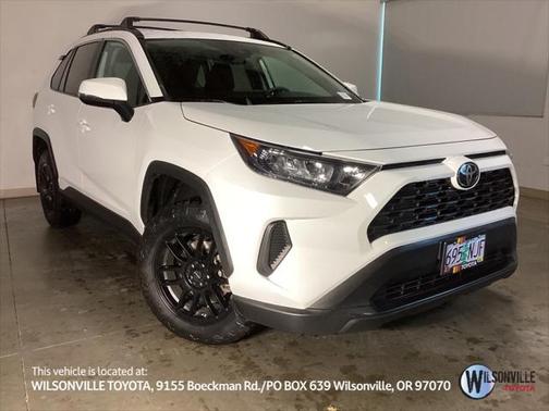 Super White 2020 Toyota RAV4 LE