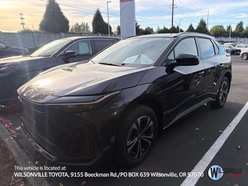 Black 2025 Toyota bZ4X XLE