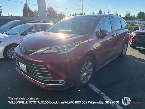2021 Toyota Sienna Platinum 7 Passenger