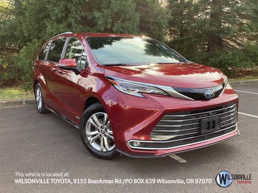2021 Toyota Sienna Platinum 7 Passenger