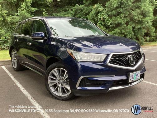 Fathom Blue Pearl 2017 Acura MDX 3.5L w/Technology Package