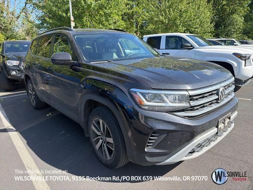 Deep Black Pearl 2021 Volkswagen Atlas 2.0T SE