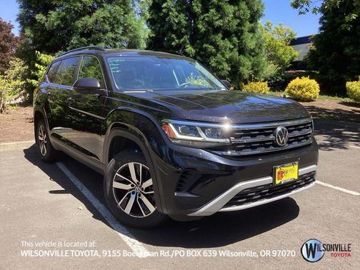 Deep Black Pearl 2021 Volkswagen Atlas 2.0T SE
