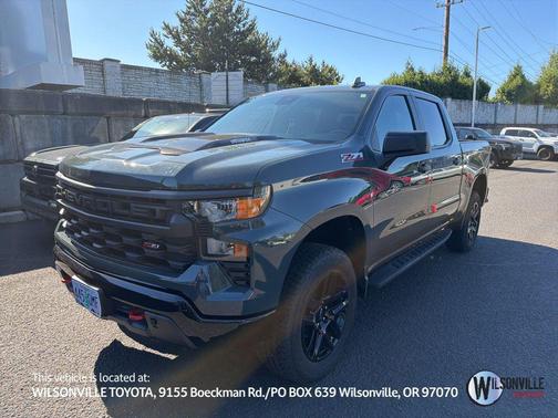 Cypress Gray 2025 Chevrolet Silverado 1500 Custom Trail Boss