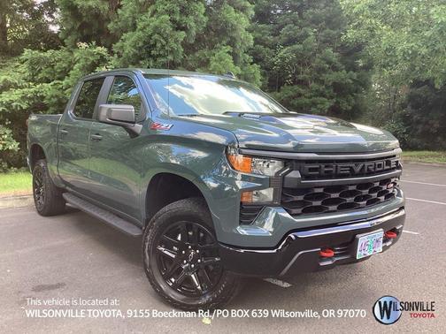 Cypress Gray 2025 Chevrolet Silverado 1500 Custom Trail Boss