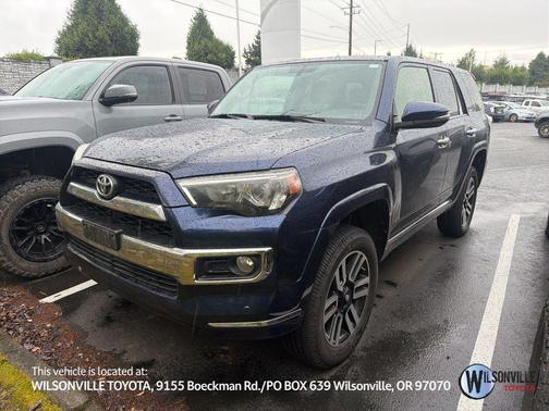 Nautical Blue Metallic 2017 Toyota 4Runner Limited