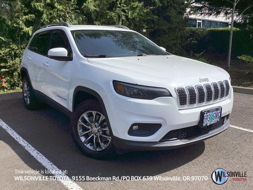 Bright White Clearcoat 2021 Jeep Cherokee Latitude Lux