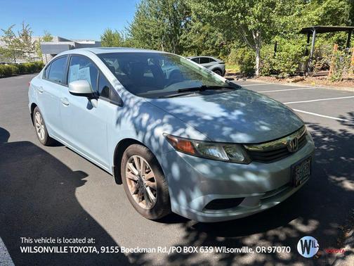 Cool Mist Metallic 2012 Honda Civic EX