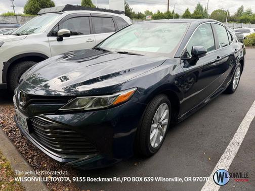 Galactic Aqua Mica 2019 Toyota Camry LE