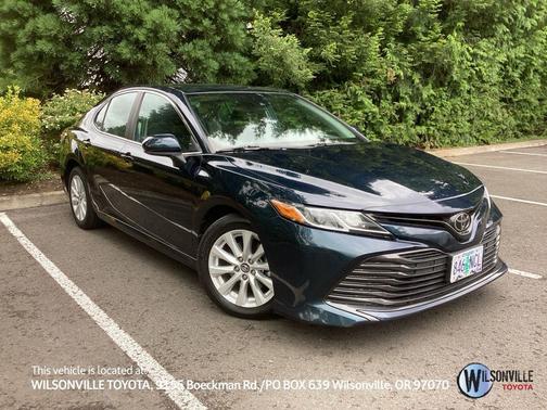 Galactic Aqua Mica 2019 Toyota Camry LE