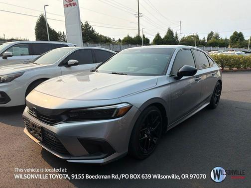 Morning Mist Metallic 2023 Honda Civic Sport