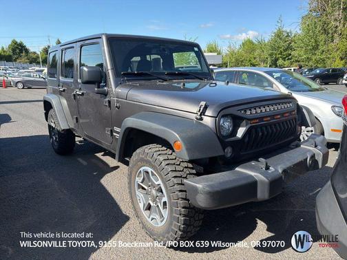 Granite Crystal Metallic Clearcoat 2017 Jeep Wrangler Unlimited Sport