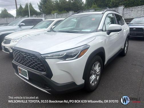 Wind Chill Pearl 2023 Toyota Corolla Cross LE