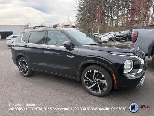 Black 2023 Mitsubishi Outlander PHEV SEL