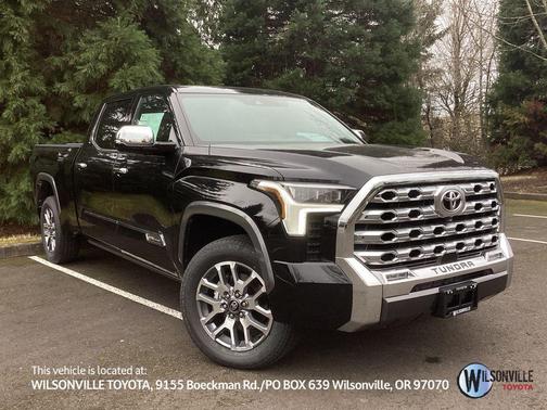 Midnight Black Metallic 2025 Toyota Tundra 1794 Edition