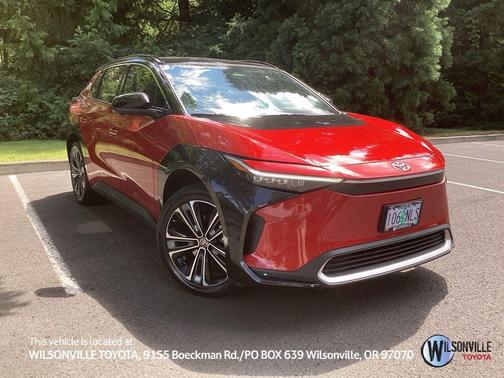 Supersonic Red w/Black Roof 2023 Toyota bZ4X Limited