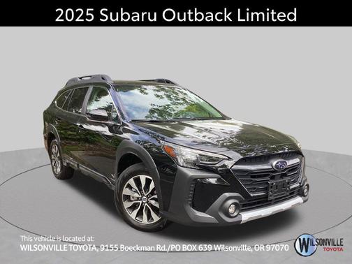 Crystal Black Silica 2025 Subaru Outback Limited