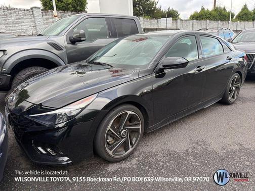 Phantom Black 2023 Hyundai ELANTRA N Line