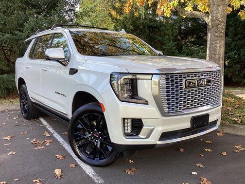 White Frost Tricoat 2024 GMC Yukon Denali