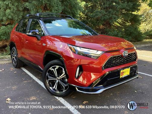 Supersonic Red/Midnight Black Metallic 2024 Toyota RAV4 Prime XSE