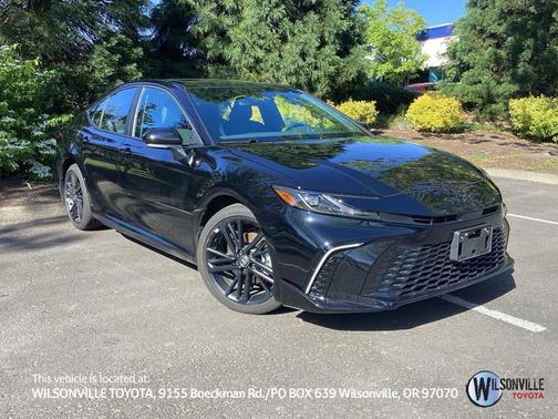 Midnight Black Metallic 2026 Toyota Camry Nightshade