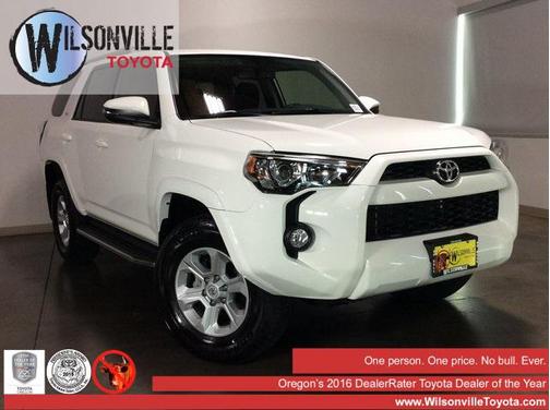 Super White 2018 Toyota 4Runner SR5 Premium