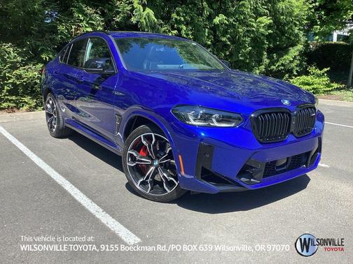 Marina Bay Blue Metallic 2024 BMW X4 M AWD