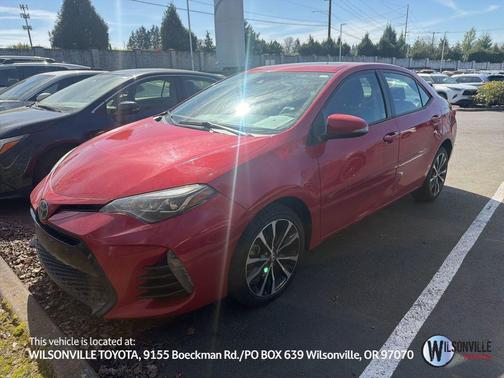 Barcelona Red Metallic 2017 Toyota Corolla XSE