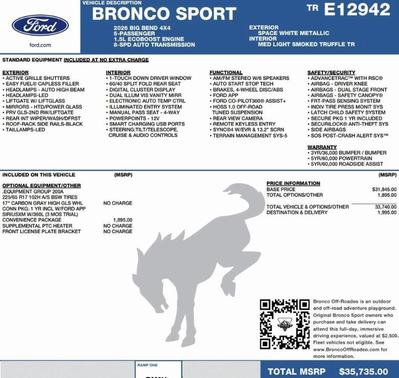 2026 Ford Bronco Sport Big Bend