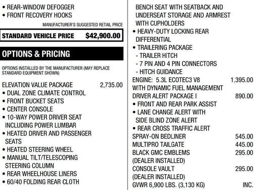 2020 GMC Sierra 1500 Elevation