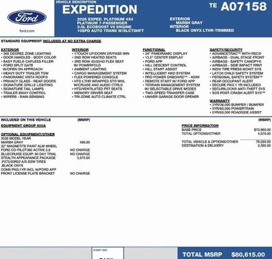 2026 Ford Expedition Platinum