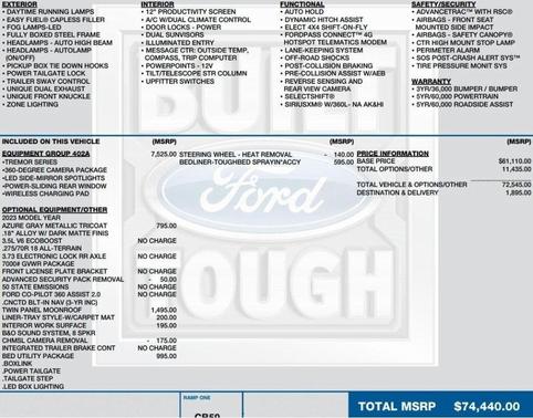 2023 Ford F-150 Tremor