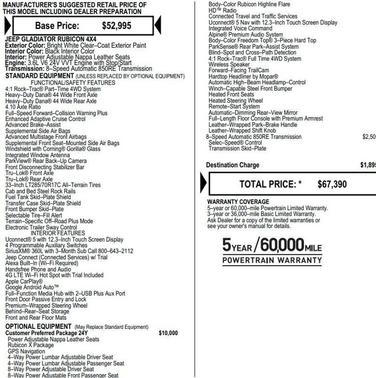 2024 Jeep Gladiator Rubicon